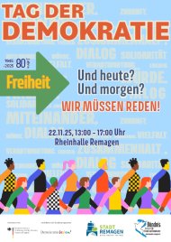 Plakat Tag der Demokratie Remagen 2025 Plakat Tag der Demokratie Remagen 2025