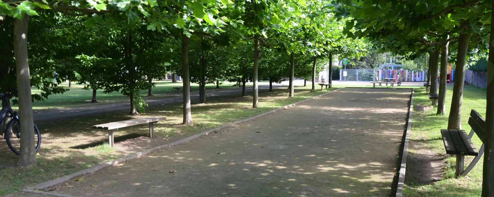 Bouleplatz im Stadtpark - Copyright Stadt Remagen | Foto: Carina Voigt