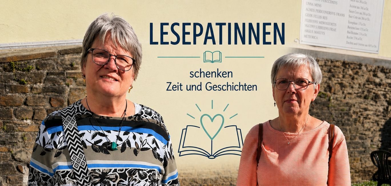 Die Lesepatinnen Claudia Becker und Gisela Bockshecker Die Lesepatinnen Claudia Becker und Gisela Bockshecker