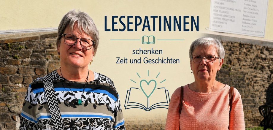 Die Lesepatinnen Claudia Becker und Gisela Bockshecker Die Lesepatinnen Claudia Becker und Gisela Bockshecker