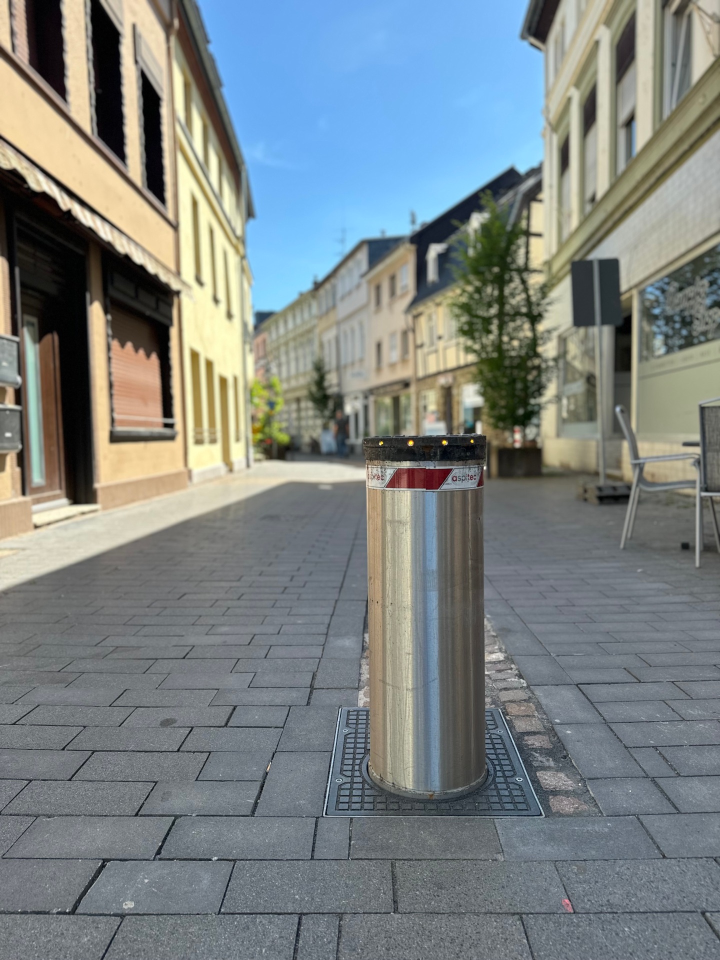 Sicherheitspoller in der Remagener Innenstadt