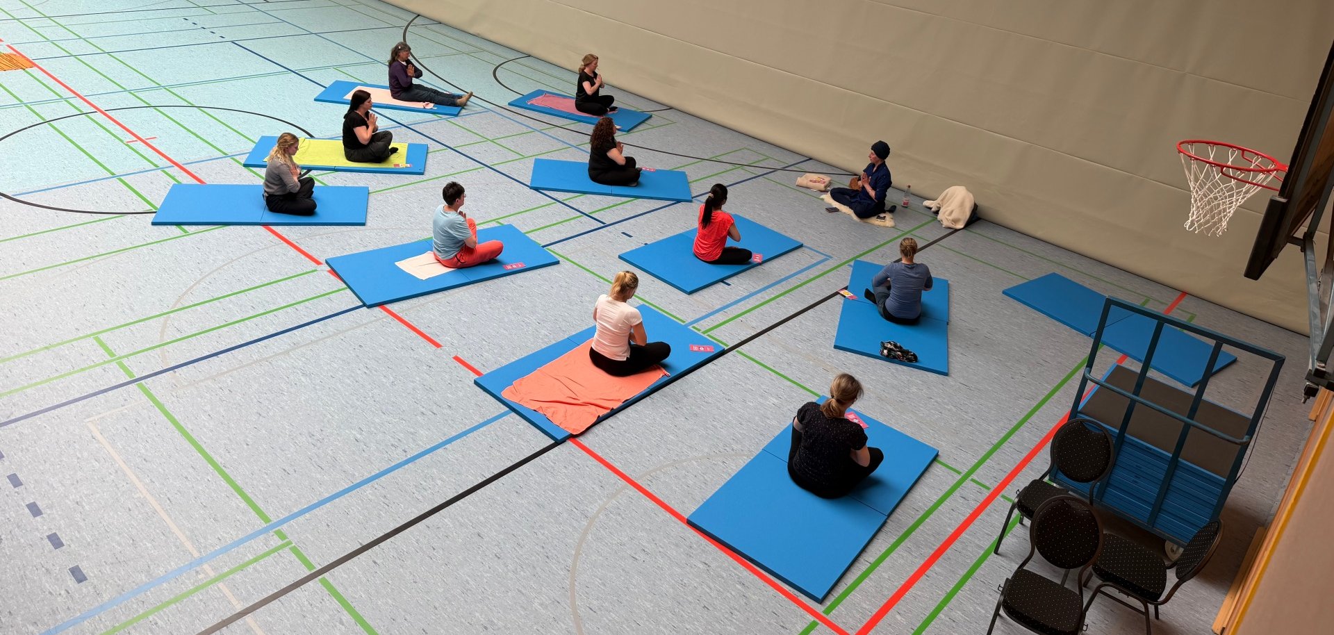 Yoga-Kurse beim Gesundheitstag