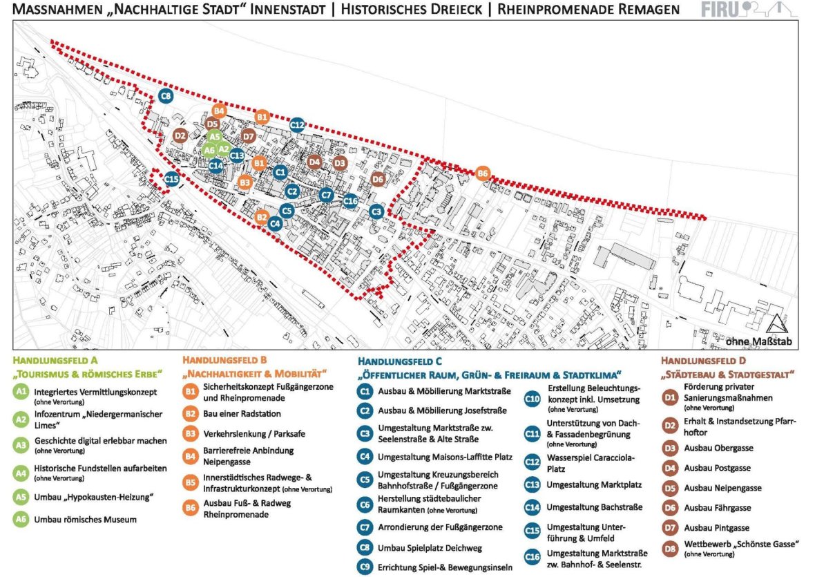 Karte Maßnahmen Städtebauförderung